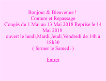 Tablet Screenshot of chantalcouture.fr